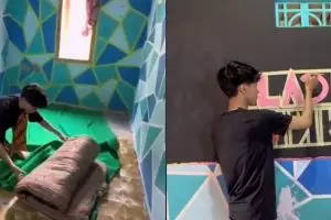 Makeover kamar sempit jadi estetik bertema Blackpink modal ratusan ribu, 11 potret hasilnya keren pol