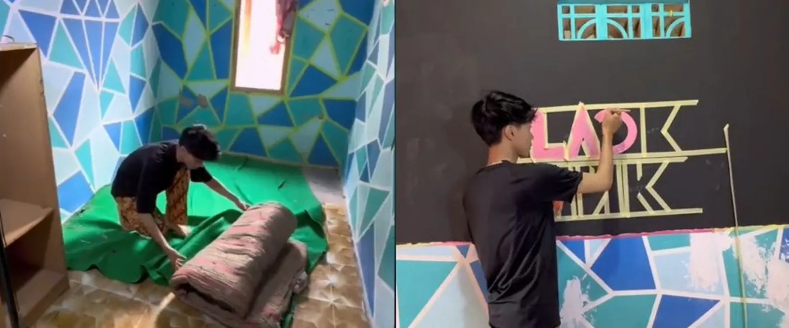 Makeover kamar sempit jadi estetik bertema Blackpink modal ratusan ribu, 11 potret hasilnya keren pol