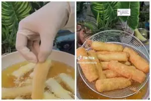 Trik goreng sosis solo agar minyaknya tak berbuih, cuma ditambah satu bahan dapur