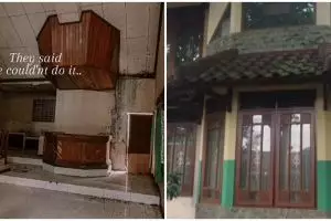 Rumah tua berplafon lapuk ini direnovasi tanpa arsitek, intip 9 potretnya yang bikin lupa aslinya