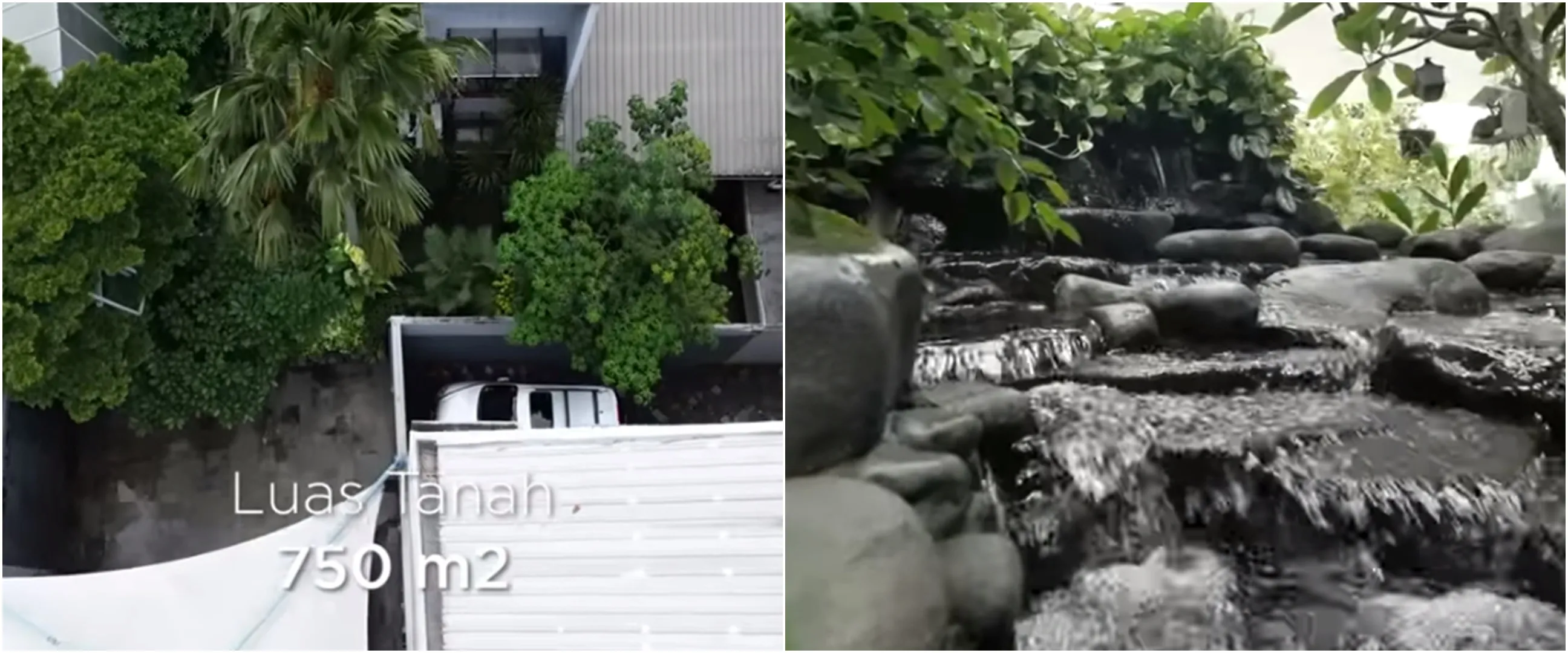 Rumah bertema tropis ini punya sungai dan kebun buah di dalamnya, 9 potretnya bikin takjub