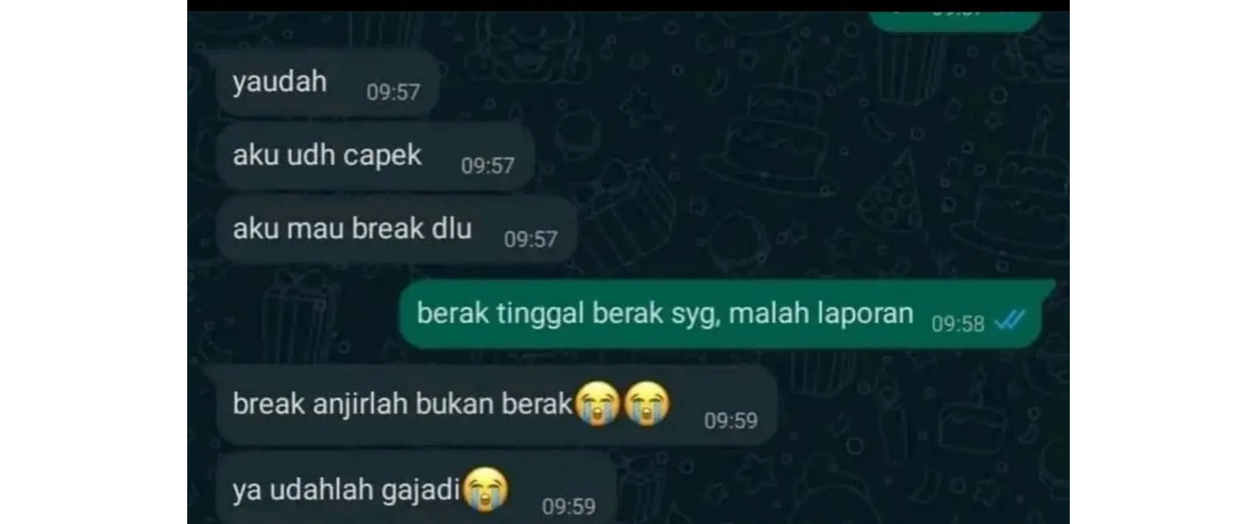 Koneksi lemah, 11 momen chat nggak nyambung ini bikin semua orang gagal paham