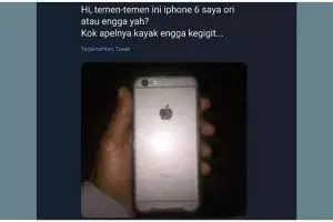 Pengen terlihat keren, 15 potret iPhone 'KW' ini endingnya bikin tepuk jidat