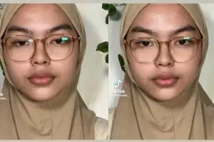 Transformasi gadis polos usai dandan makeup bergaya Arab ini hasilnya manglingi, dikira beda orang