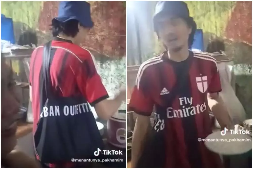 momen duta makan di warteg © TikTok