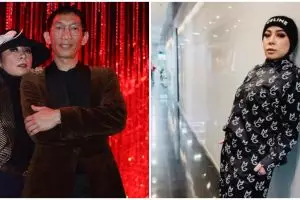 5 Gaya pemotretan Melly Goeslaw bareng suami, penampilan terbarunya disebut mirip Lesty Kejora