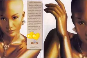 Wanita botak berkulit emas di iklan perhiasan era 90-an ini presenter top Asia, ini 11 transformasinya