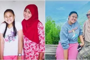Uyuy dan Aliya di Tukang Ojek Pengkolan ternyata anak dan ibu di dunia nyata, ini 11 momen kompaknya