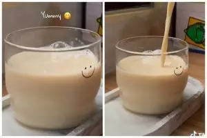 Tak butuh blender, begini cara simpel bikin susu kurma murni ala rumahan