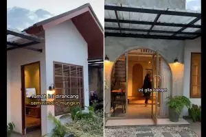 Tempat tinggal sekaligus kantor, 11 potret rumah tipe 36 di makeover jadi hunian bergaya Japandi