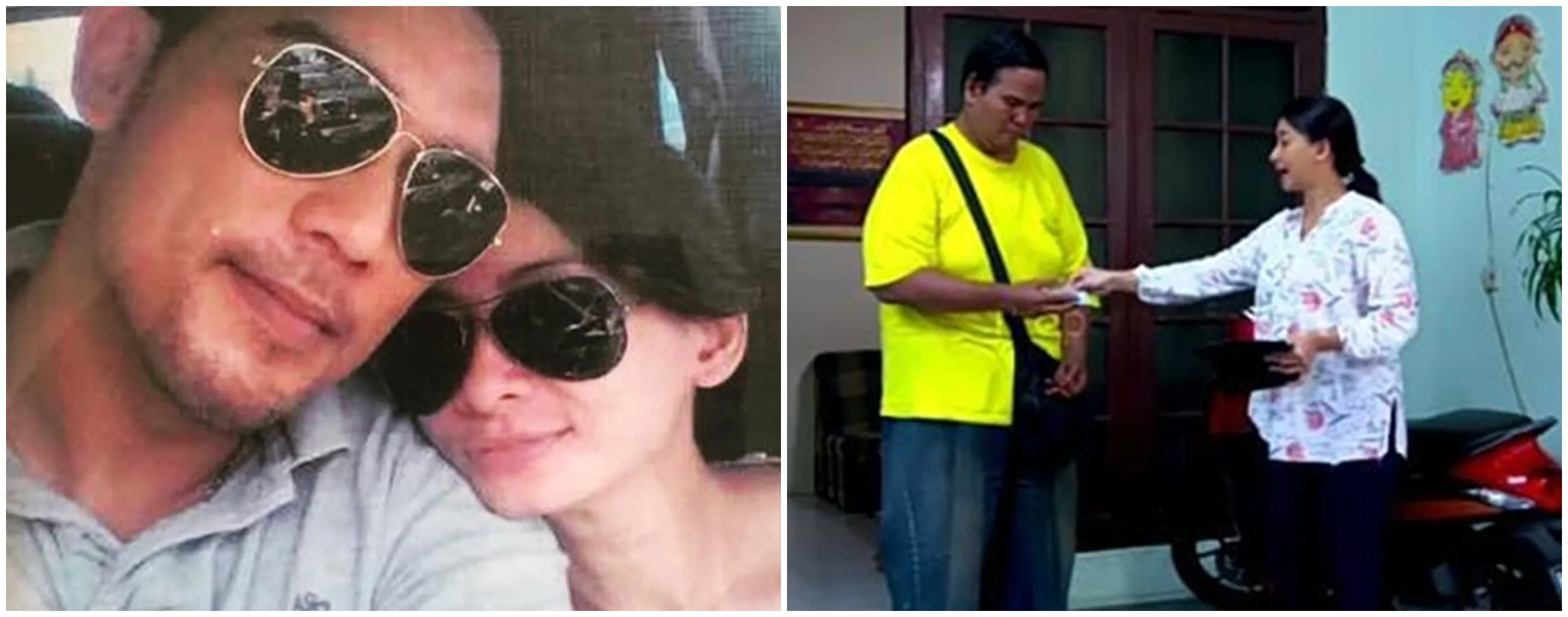 9 Potret mesra Febry Khey bareng suami di Tukang Ojek Pengkolan vs suami asli, bikin baper