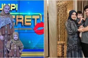 Momen 11 seleb catwalk bareng buah hati, ekspresi anak Kartika Putri bikin salah fokus