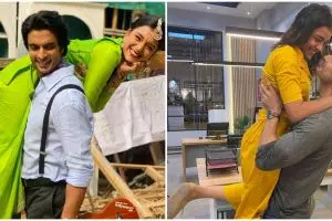 Jadi suami istri di Imlie, 11 potret Sumbul Touqeer & Gashmeer Mahajani di balik layar ini bikin baper