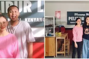 Yanti pemilik warung di Tukang Ojek Pengkolan ini aslinya eks pegawai bank, ini 11 potret cantiknya