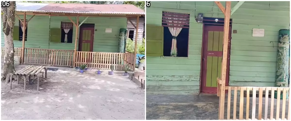 Rumah papan sederhana ini 9 penampakannya nyaman dan adem, kamar mandinya bikin salah fokus