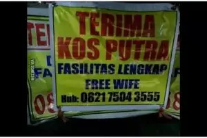 Bikin gagal paham, 11 tulisan absurd kos-kosan ini bacanya jadi bingung