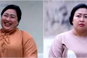 Jadi ibu-ibu galak di Tukang Ojek Pengkolan, intip 11 potret kompak pemeran Mbak Yuni bareng keluarga