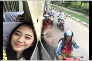 Aksinya random abis, 11 momen kocak pengendara motor di jalanan ini bikin senyum tipis