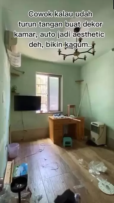 Makeover kamar cowok intagramable TikTok