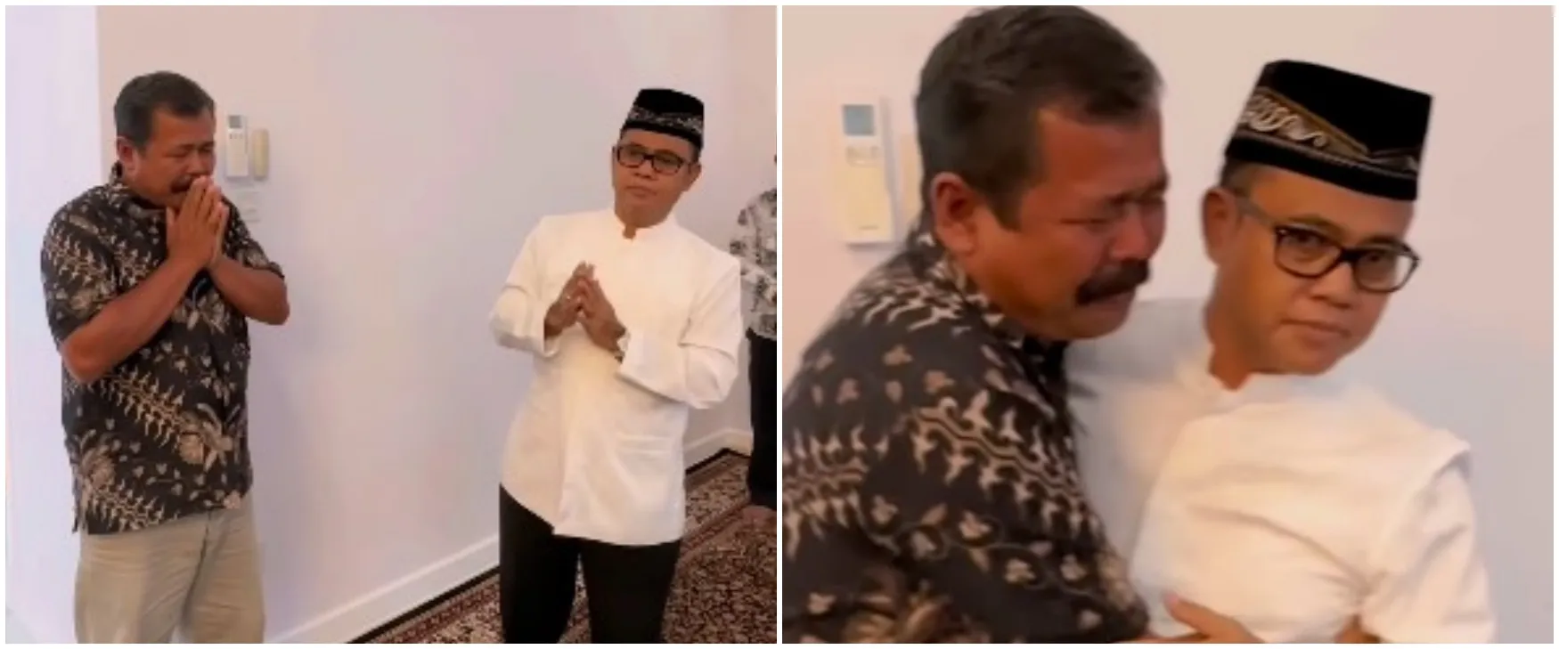 Momen keluarga Fuji beri hadiah uang tunai pada Pak Ansori penyelamat Gala, segini jumlah nominalnya