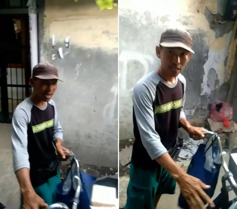 penjual roti lucu © TikTok