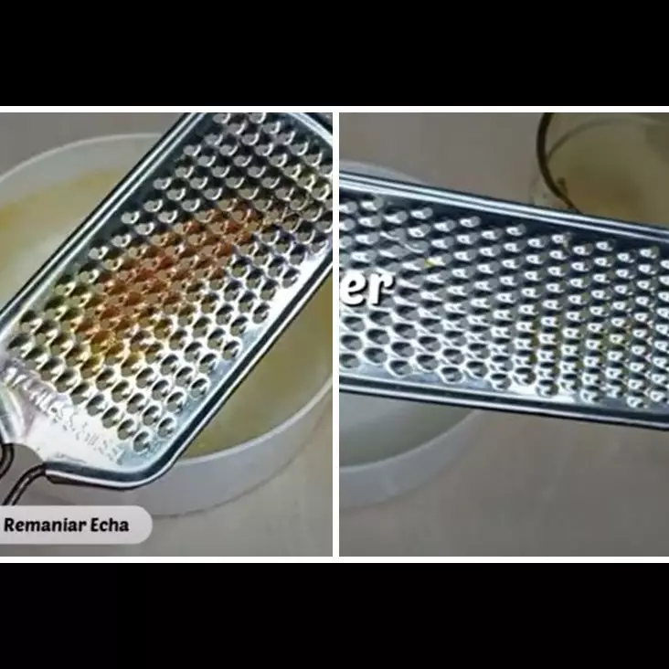 Cukup pakai satu bahan, ini cara menghilangkan noda kunyit pada parutan