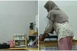 Dengan budget minim, dapur sederhana ini sukses jadi estetik ala Ramadan setelah di makeover