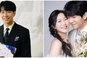 10 Momen pernikahan Lee Seung-gi dan Lee Da-in, sang aktor nyanyi sambil berlutut untuk istri