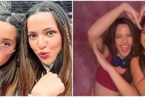 Ibu-anak kompak modis serasa kakak adik, ini 11 gaya Nia Ramadhani & Mikhayla saat joged TikTok bareng