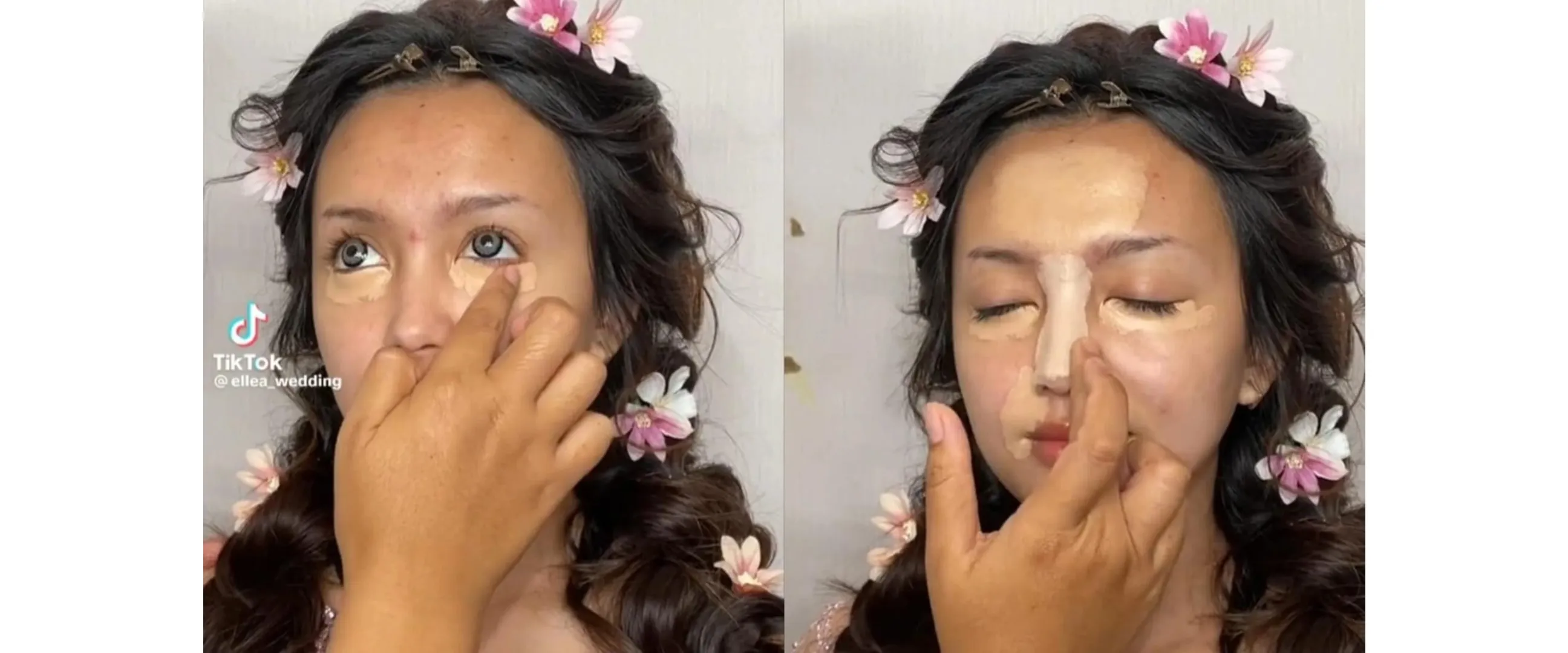 8 Transformasi wanita dirias MUA dengan makeup look Korea ini hasilnya disebut mirip Alia Bhatt