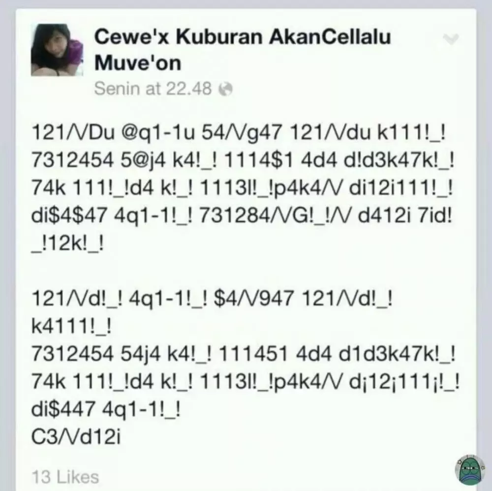 11 status lucu FB ini cuma bisa dipahami alien © berbagai sumber