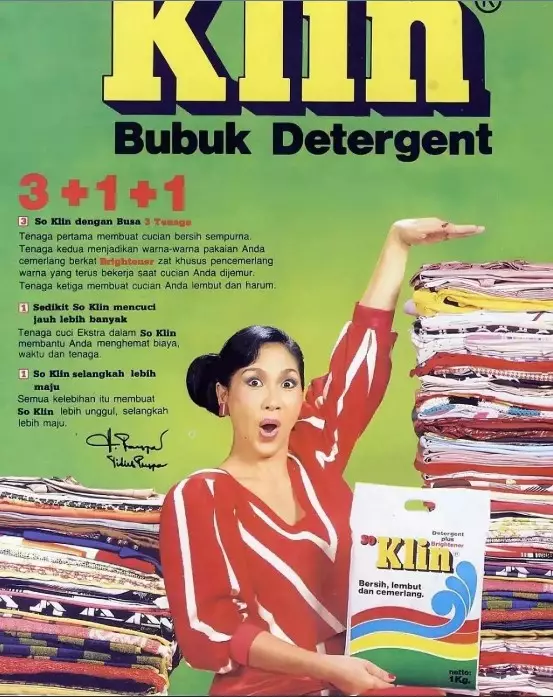 Bintang iklan detergen jadul © Instagram