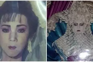 11 Potret riasan pengantin era 90-an ini keren pada masanya, ekspresi tanpa senyum si manten ikonik
