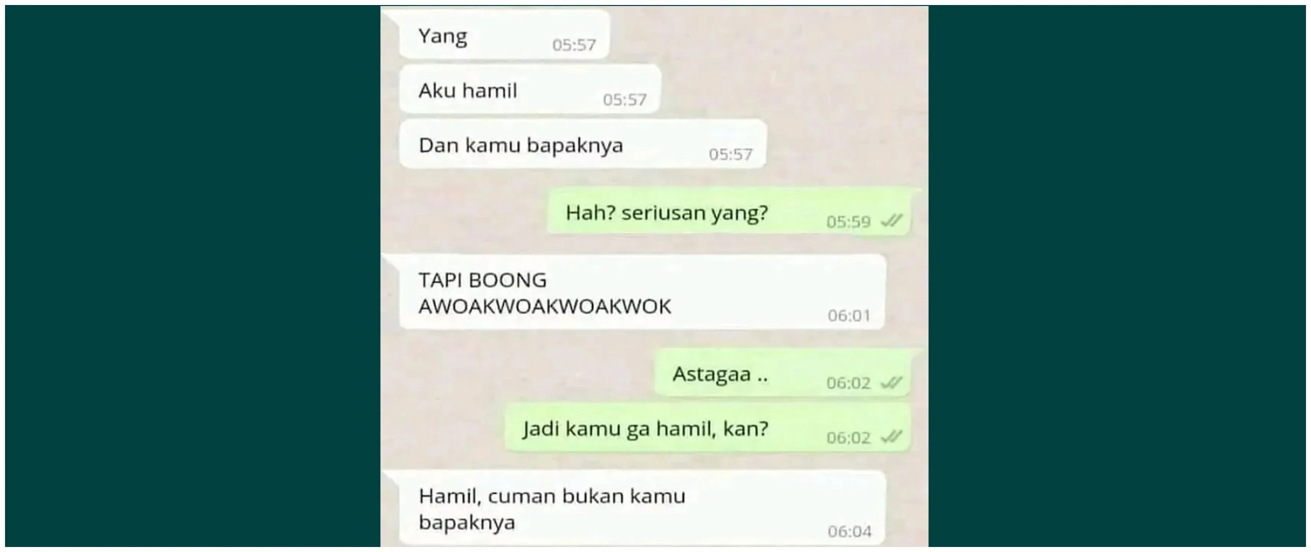 11 Chat lucu ngeprank pacar sendiri ini bikin auto galau, endingnya nyesek abis