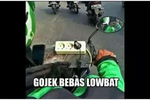 11 Potret kocak lifehack driver ojek online ini bukti pepatah 'tak ada rotan akar pun jadi'