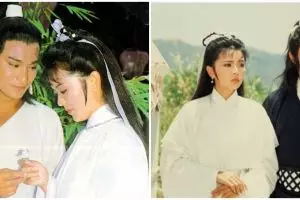 Bikin baper di serial Pendekar Rajawali, ini 11 potret kenangan Andy Lau dan Idy Chan di luar syuting