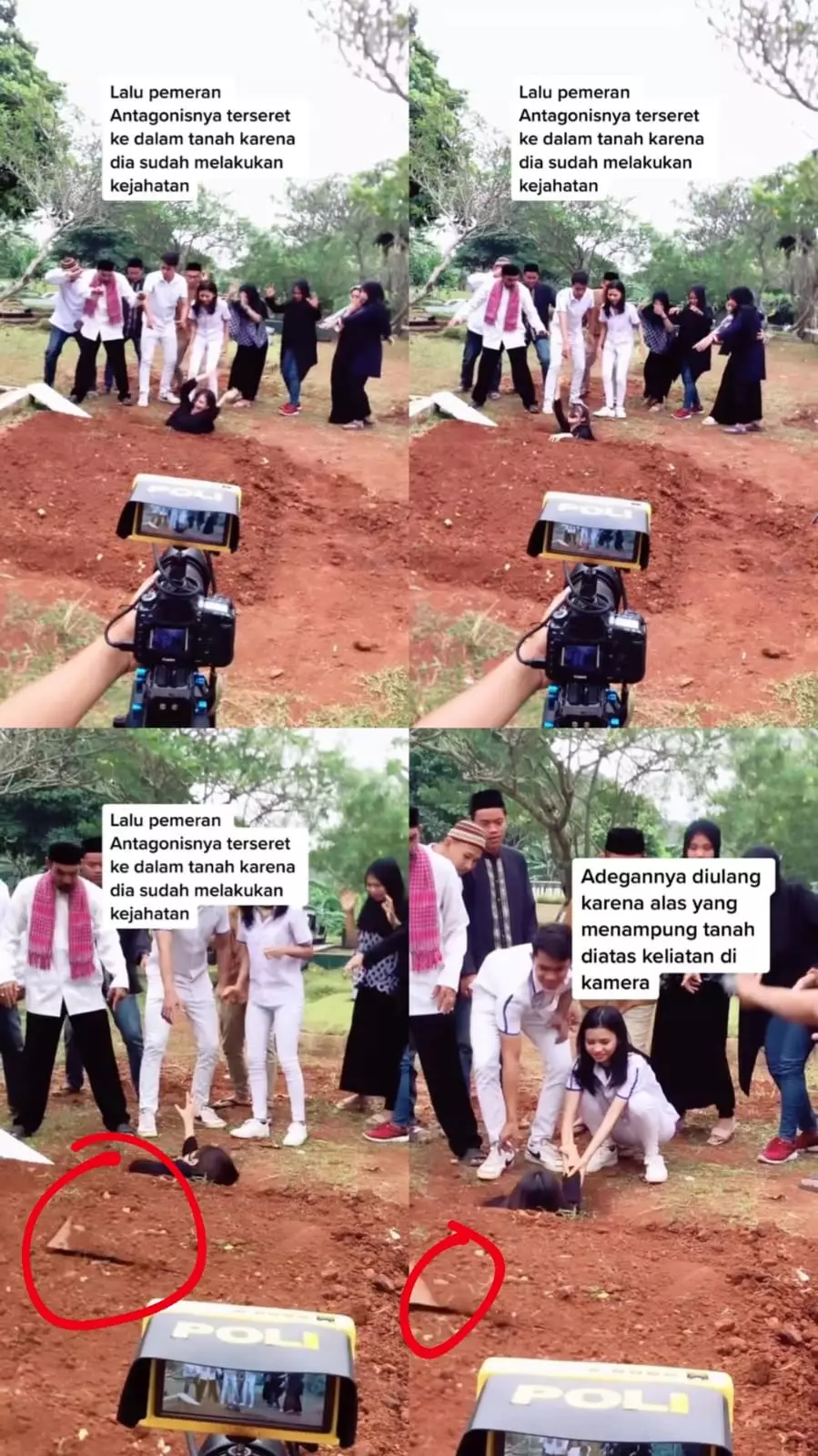 Momen bikin adegan si antagonis terkubur hidup-hidup di sinetron © berbagai sumber