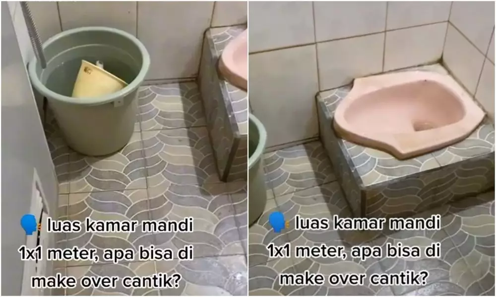 makeover kamar mandi 1x1 meter jadi bak toilet hotel © berbagai sumber