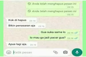 11 Chat lucu ngajak jadian ini endingnya jadi menyerah, mending nggak usah pacaran