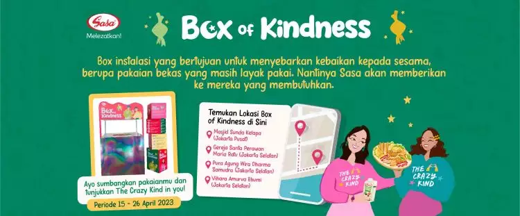 Lewat Box of Kindness, SASA Crazy Kind Kembali Tebarkan Kebaikan di Bulan Ramadan