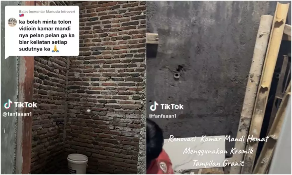 makeover kamar mandi dinding bata jadi terlihat mewah © berbagai sumber makeover kamar mandi dinding bata jadi terlihat mewah © berbagai sumber