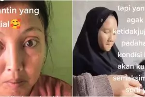 Tak tahu kliennya berkebutuhan khusus, sikap MUA saat merias pengantin ini banjir pujian