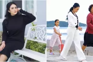 Disopiri Susi Pudjiastuti, intip 7 momen Krisdayanti ngabuburit di Pangandaran bareng keluarga