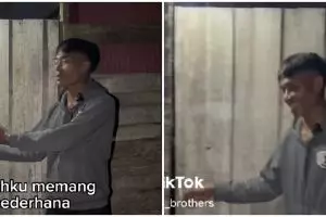 Rumahnya berdinding kayu dan tampak kumuh, pemuda ini punya cara kreatif ubah huniannya jadi estetik