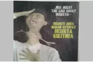 11 Tulisan kocak spanduk ucapan Idul Fitri ini bacanya bikin nyengir