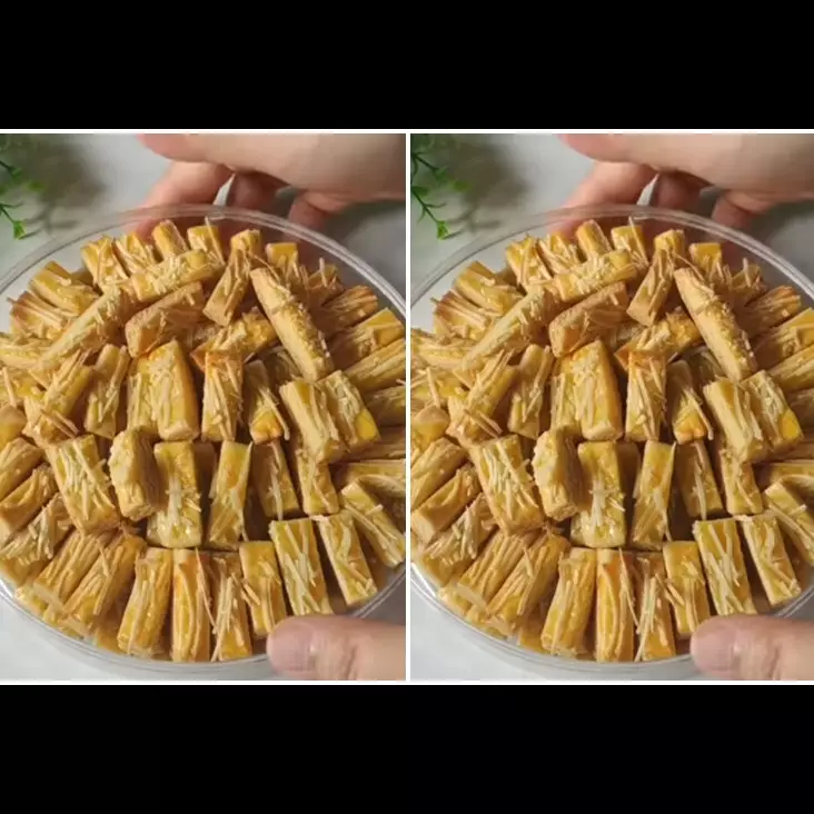 Cara bikin kue kastengel pakai 3 bahan tanpa oven, cetakan, dan mixer, hasil tetap cantik dan gurih