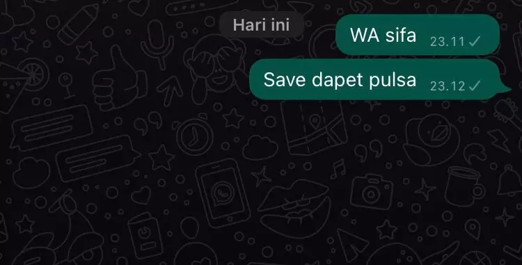 chat save nomor © berbagai sumber