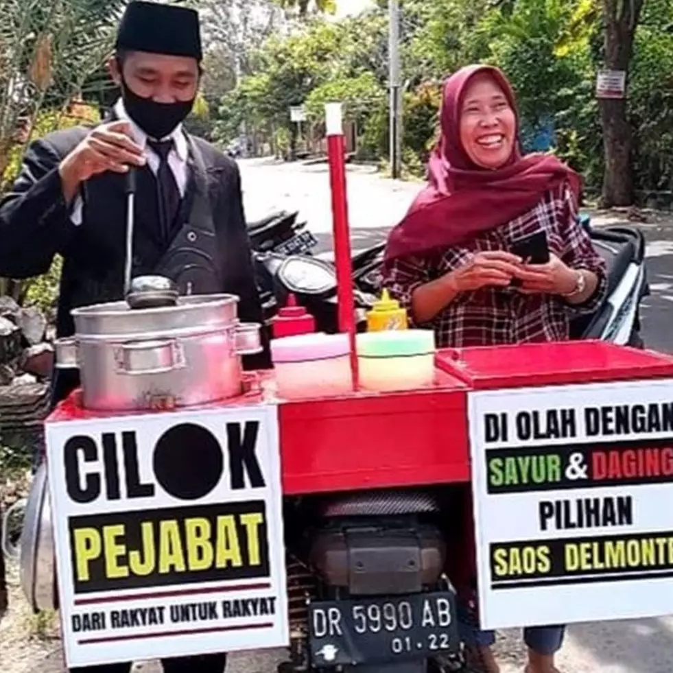 11 Potret lucu desain gerobak motor keliling ini bikin pembeli salah fokus