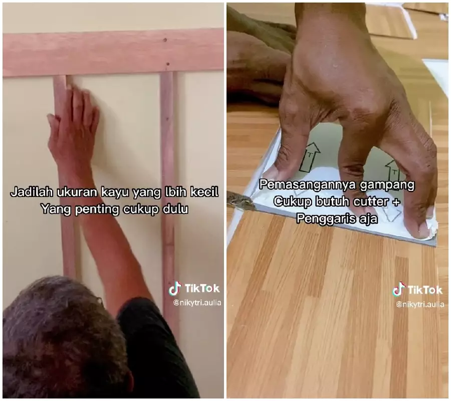 renovasi kamar jadi estetik minimalis © TikTok/@nikytri.aulia