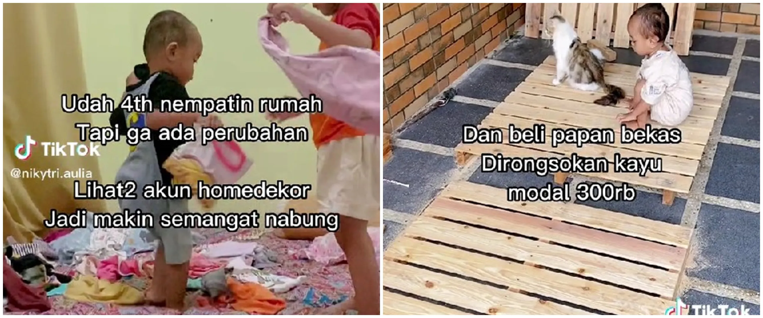Kamar tidur sederhana dimakover hasilnya estetik pol, modalnya kurang Rp 1 juta hasil nabung 4 tahun